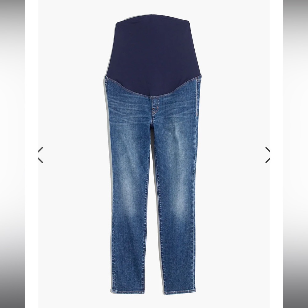 Madewell Maternity Over-the-Belly Skinny Crop Jeans: TENCEL™ Denim Edition